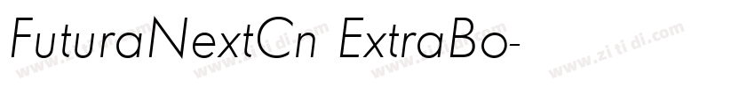 FuturaNextCn ExtraBo字体转换
